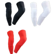 1 шт соты наколенники Crashproof противоскользящие баскетбольные ноги длинные защитные спортивные наколенники s велоспорт наколенники Поддержка