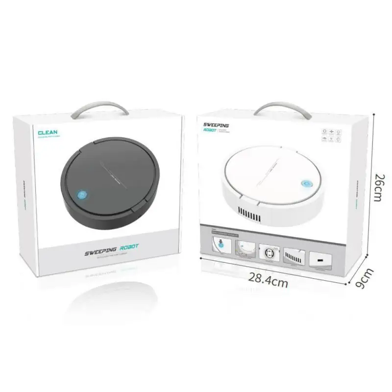 

3 In 1 Multifunctional Intelligent Sweeper With Efficient Cleaning Brush Silent Smart Robot Vacuum Cleaner Blind Spot Cleaning