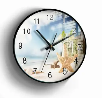 

Round Wall Clock Simple Decorative Creative Nordic Modern Clock Wall Clock for Living Room Kitchen Office Bedroom