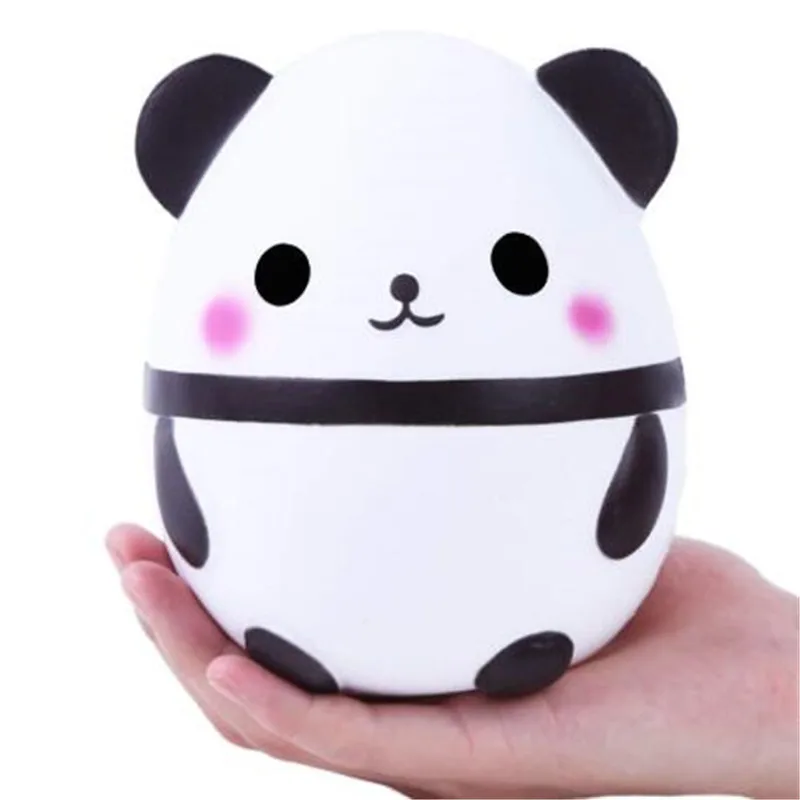 jumbo Kawaii антистресс в виде панды медленно поднимающиеся креативные животные мягкие для сжатия игрушки запах хлеба снятие стресса веселье для Ребенка Рождественский подарок - Цвет: panda