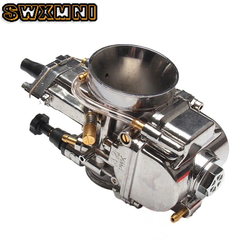 PWK 32 мм Серебряный карбюратор для Mikuni модель 100-300cc Мотоцикл Скутер UTV ATV Универсальный мотоцикл