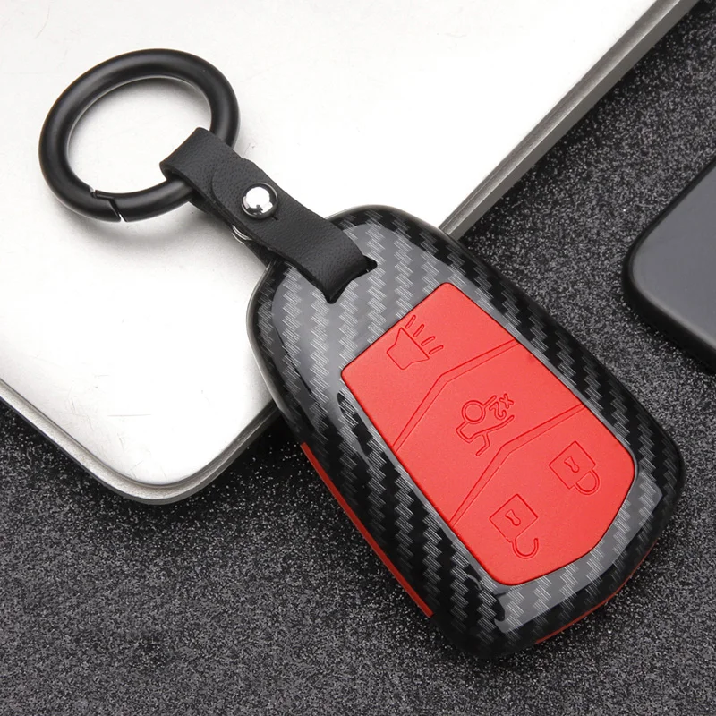 

High Quality Car Key Case Cover Protection For Cadillac Escalade ESV XTS ATS SRX 6BT CT6 ATS-L XT5 BLS Key Shell Accessories