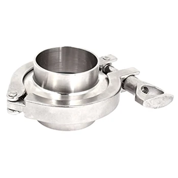 

New 1.77-inch Tri Clamp 304 Stainless Steel Sanitary Pipe Ferrules Gasket Set