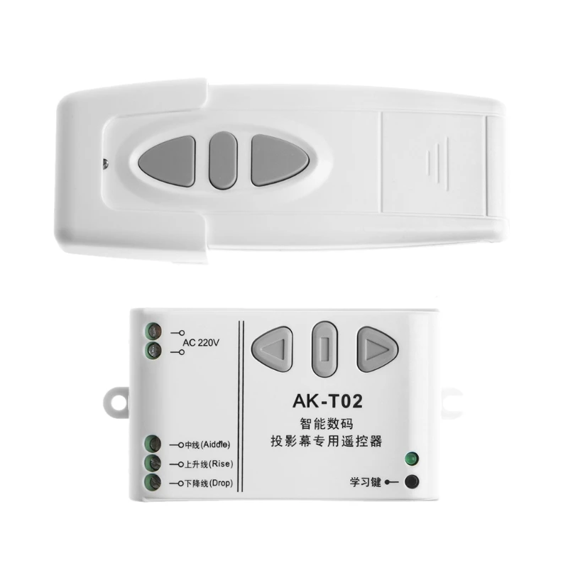 

Projection Screen Wireless Remote Control Receiving Controller Up Down Switch