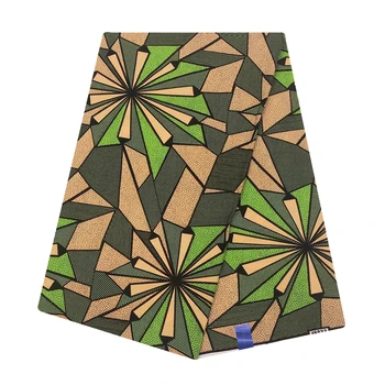 

40S High Quality Ghana Wax Fabric for Dress Party Latest African Wax Prints Fabric Ankara Materials for Women 100% Cotton 6 Yard