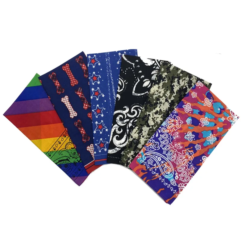 barbour scarf mens kerchief Bandana Unisex Hip Hop Black Hair Band Neck Scarf Sports Headwear Wrist Wraps Head Square Scarves Handkerchief bufanda man scarf