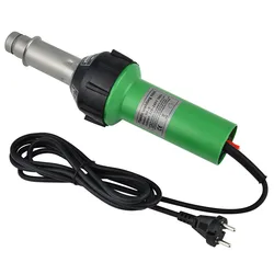 Pistolet de soudage pour plastique, 220V, 1600W, torche à Air chaud, pour sol en vinyle PVC, réservoir d'eau PP, PE, géomembrane, prise ue 
