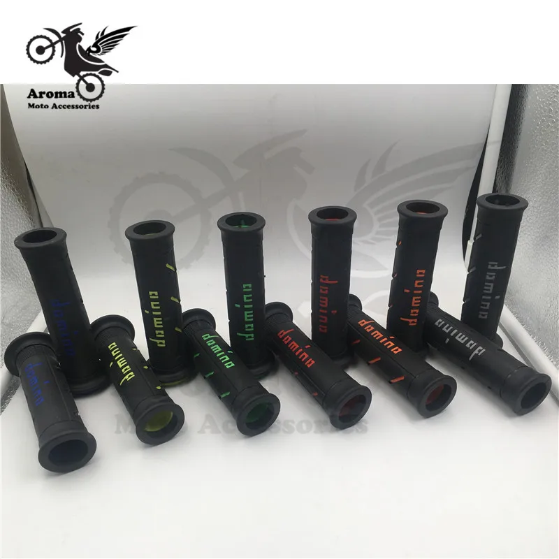 soft rubber universal motorbike handle grips scooter handle bar racing parts motocross grip for domino husqvarna KTM dirt pit bike handlebar 22MM 24MM universal handle bar racing moto grips motorcycle accessories