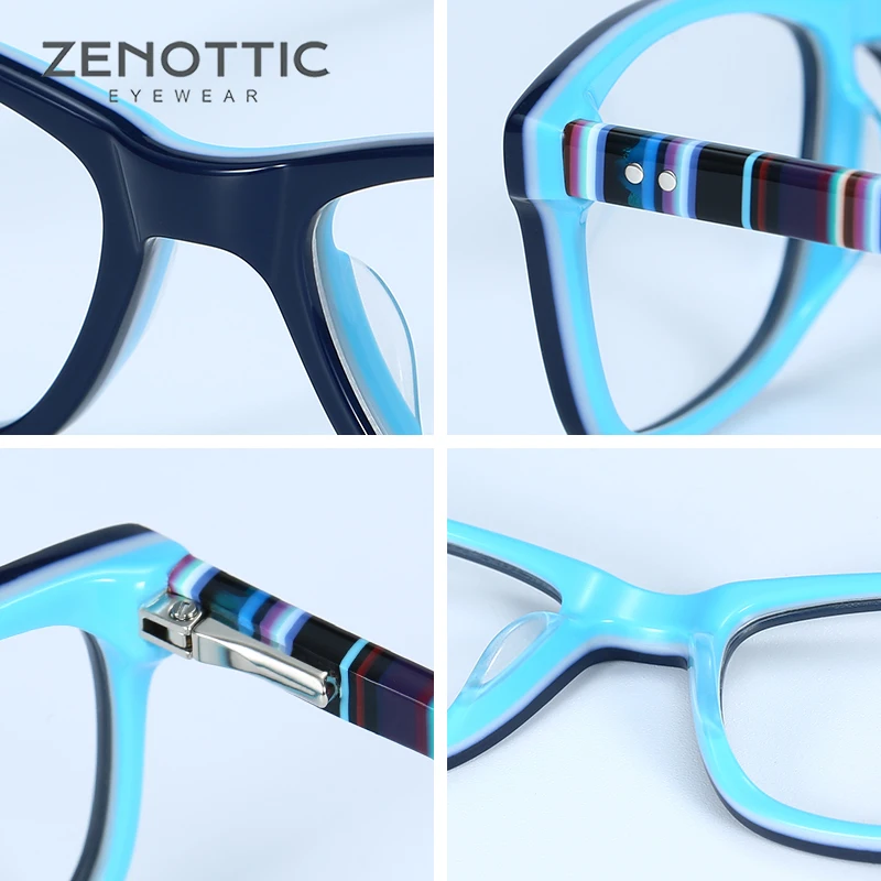 ZENOTTIC детские очки, квадратные очки, оправа для мальчиков, оптические очки, оправа для девочек, очки, оправа, прозрачные очки BT5000