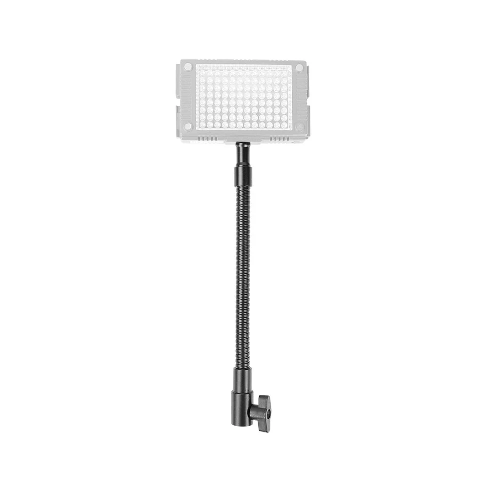 Flexible Metal Gooseneck Arm With 1/4"-20 Thread Screw & 16mm Light Stand Head A