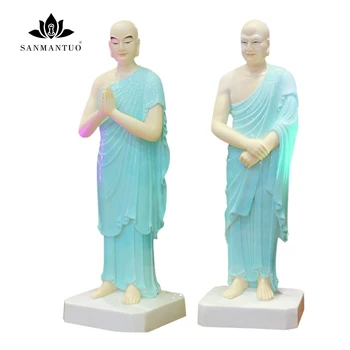 

Buddhist supplies Taiwan white marble home Buddha statue Sakyamuni Buddha crafts jade buddha