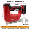 HIFESON Wireless Electric 1022J  Nail Guns 1500/3000MA Nailer Stapler Tools for Furniture Frame Carpentry Wood working ► Photo 2/6