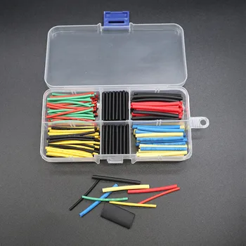 

196pcs Heat Shrinkable Tube Shrink Film Box Electric Wire Cable Protector Termoretractil Tubo 1mm 2mm 8mm