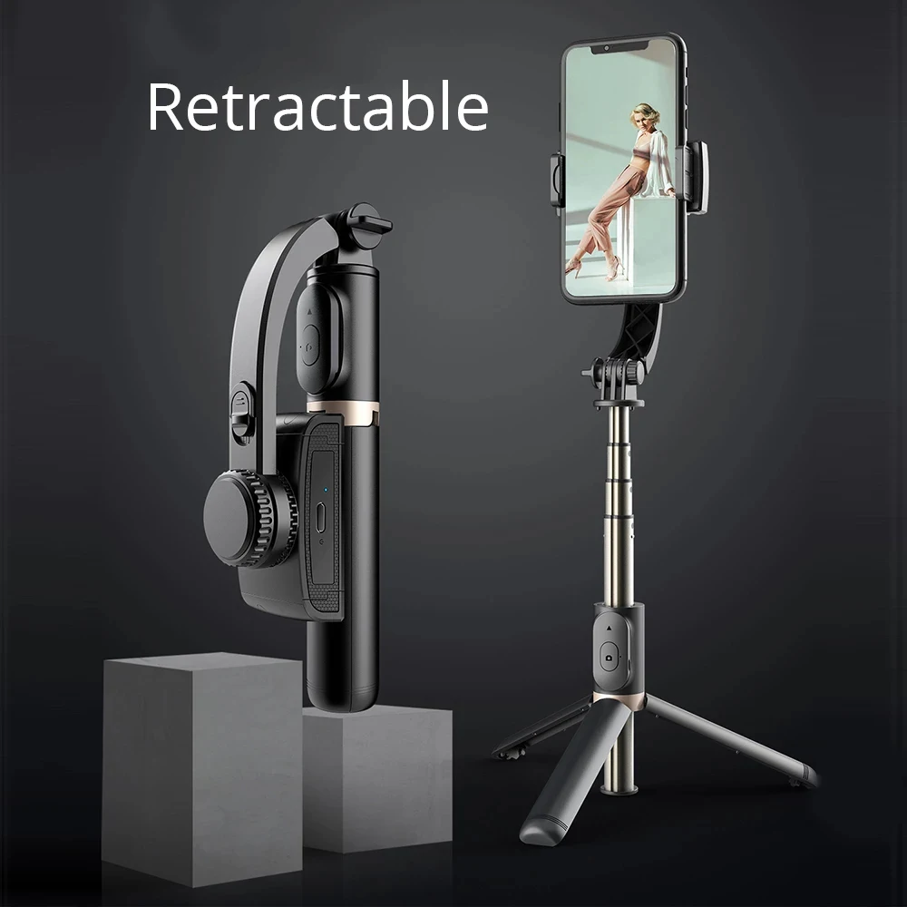 Handheld Gimbal Tripod Selfie Sticks For Iphone 12 11/xiaomi /samsung