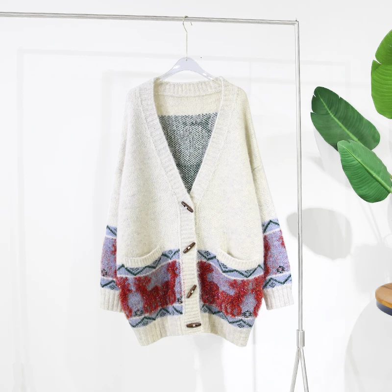 H. SA jersey mujer invierno, весна, v-образный вырез, свободный стиль, большие размеры, Корейская женская одежда, Вязаное пончо, свитер, кардиганы