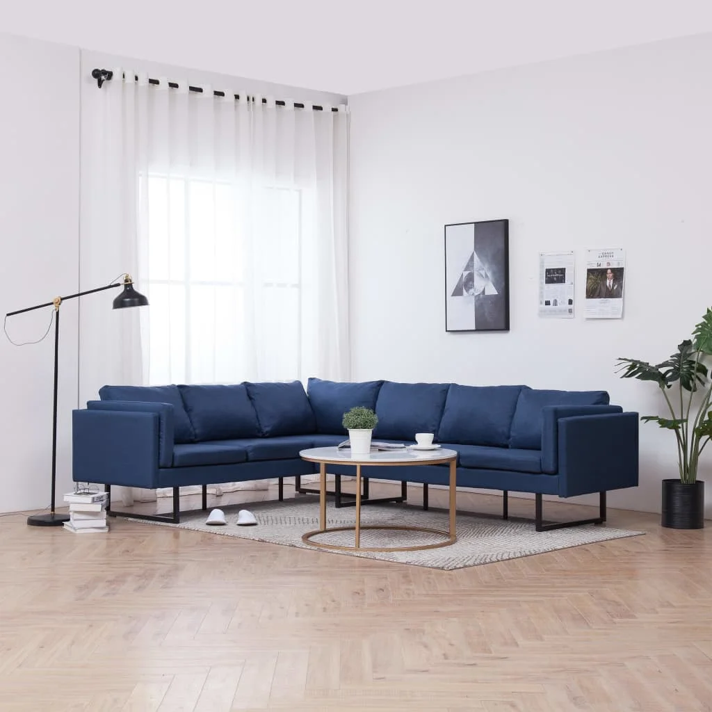 

Wholesale VidaXL Screen Corner Sofa with Wooden Structure Steel Legs High Quality Fabric Sofa Set Living Room Furniture Modern