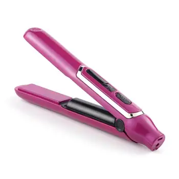 

Professional Hair Straightener Curler Hair Portable USB Charging Pro Mini Hair Straightener Salon Hairstyle Tool