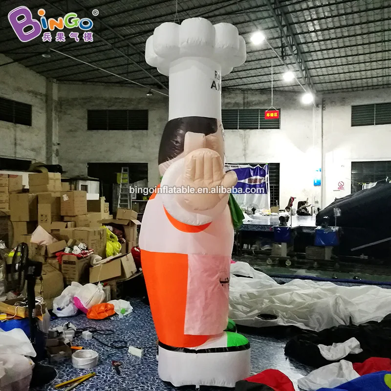 Storng material 3mH inflatable chef / 10 feet inflatable cook cartoon toys