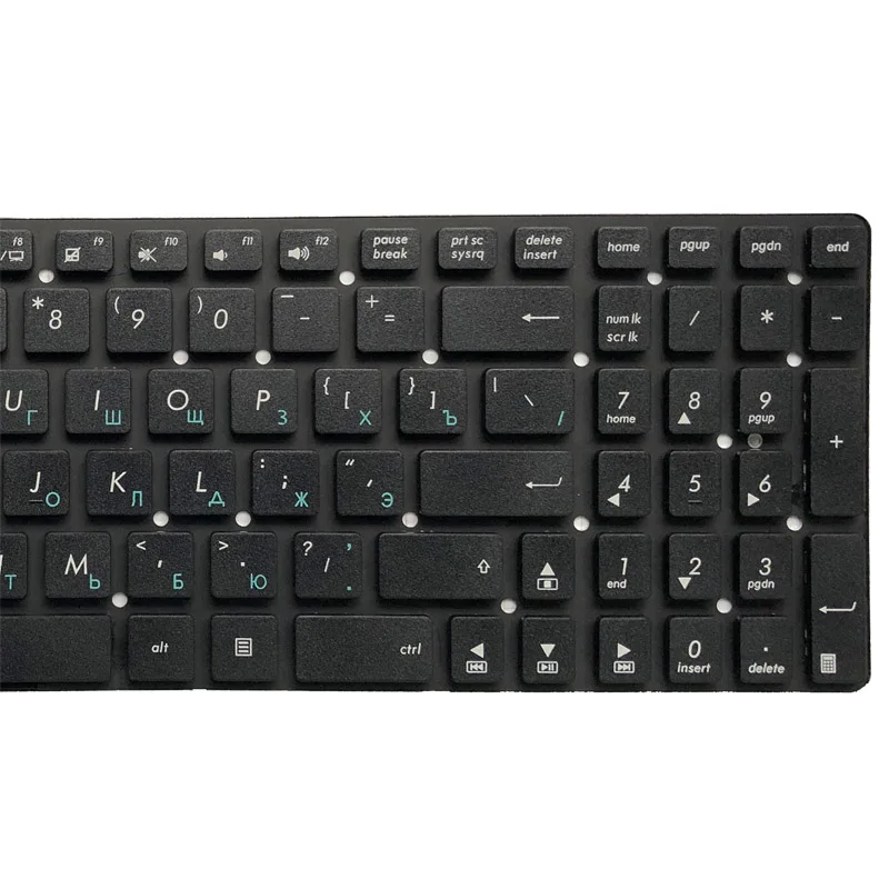Русская клавиатура для ноутбука ASUS K55 K55A K55V K55VJ K55VM K55VD K55VS K55XI K55DE K55DR 0KNB0 6121RU00 RU