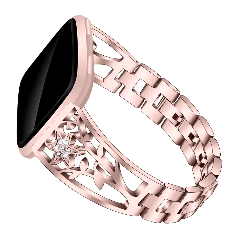 Watch versa lite Diamond-studded Steel Strap Drill strap Stainless Steel Watch Strap Replacement Wristband Watch Description: Watch versa lite Diamond-studded Steel Strap Drill strap Stainless Steel Watch Strap Replacement Wristband Watch Description: