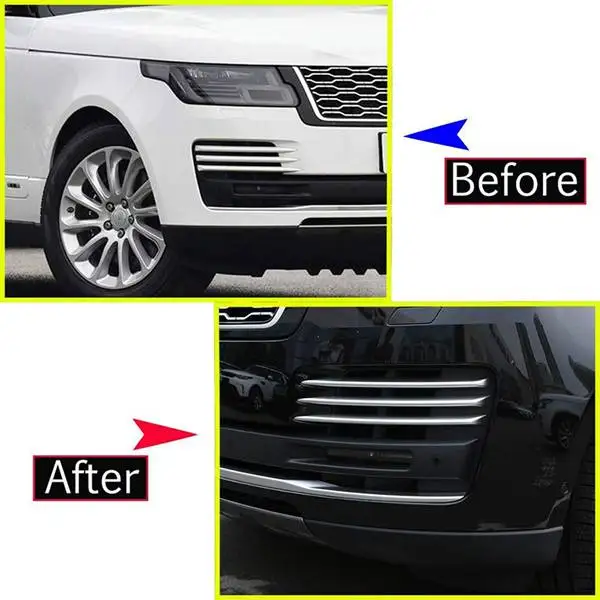 Для Land Rover Range Rover автомобильный ABS хромированный передний противотуманный светильник, решетка, накладка, аксессуары