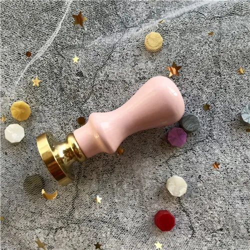 Fairy powder 1 предмет. Деревянная ручка воск печать штамп аксессуары портативный мини Diy уплотнительный инструмент Ретро Макарон цвет простой захват - Цвет: Fairy powder