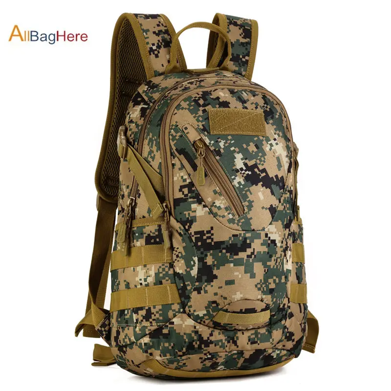 Jungle Digital Военная армейская удобная сумка 20L маленький рюкзак водонепроницаемый нейлон для путешествий отдыха на природе кемпинга рюкзаки для верховой езды похода трека камуфляж сумка - Цвет: Jungle Digital