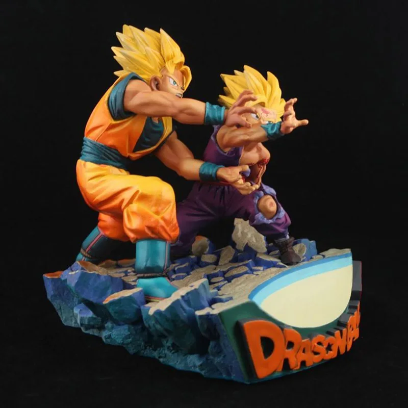 Bola De Dragão Z Ação Figura Filho Gordo Goku Gohan Bejjita Yonsei Vegeta  IV Figuras Modelo Brinquedos Presentes