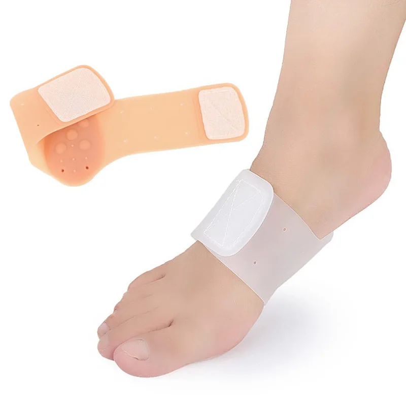 

Silicone arch pad soft cushioning footrest adjustment bandage insert adhesive inserts arch inserts