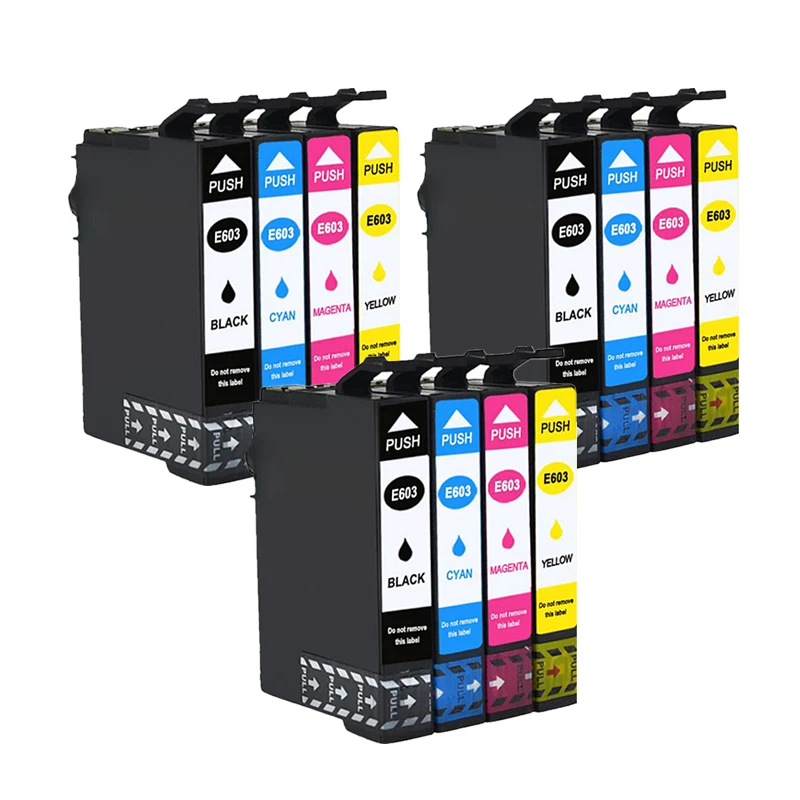 Cartucho de Tinta Compatível Epson Htl 603xl T603 603 xl E603 Epson xp 2100 2105 3100 3105 4100 4105 2810 2830 - Imagem 2