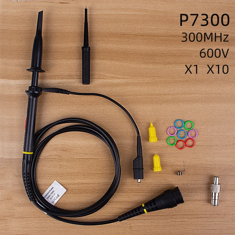 HONEYTEK P7300 1 шт. Oscillo щуп для осциллографа 300 МГц BNC защитный Кепки щуп для осциллографа X1/X10 DC-300MHz