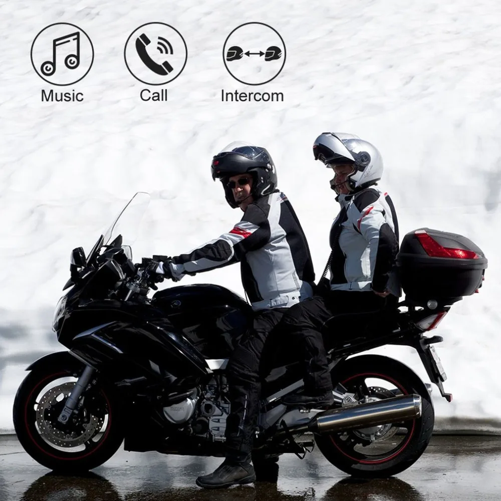 BT-S3 1000 м Мотоциклетный BT переговорный мотоциклетный шлем беспроводной домофон FM гарнитура портативный мини-домофон