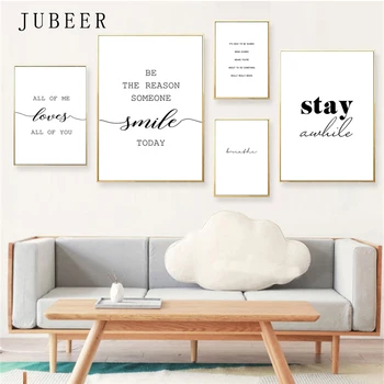 

Modern Life Quotes Art Posters Home Decor Nordic Canvas Painting Wall Art Letters Print Fresh Minimalist for Living Room Picture