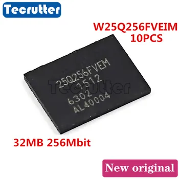 

10PCS W25Q256FVEIM 25Q256FVEM WSON8 8X6 32MB 256Mbit 25Q256 SPI FLASH