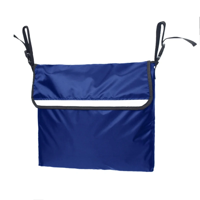 1pcs Wheelchair Backpack Storage Bags Lightweight Walker Pack Bicycle Rear Letter bag Waterproof Reflective strip