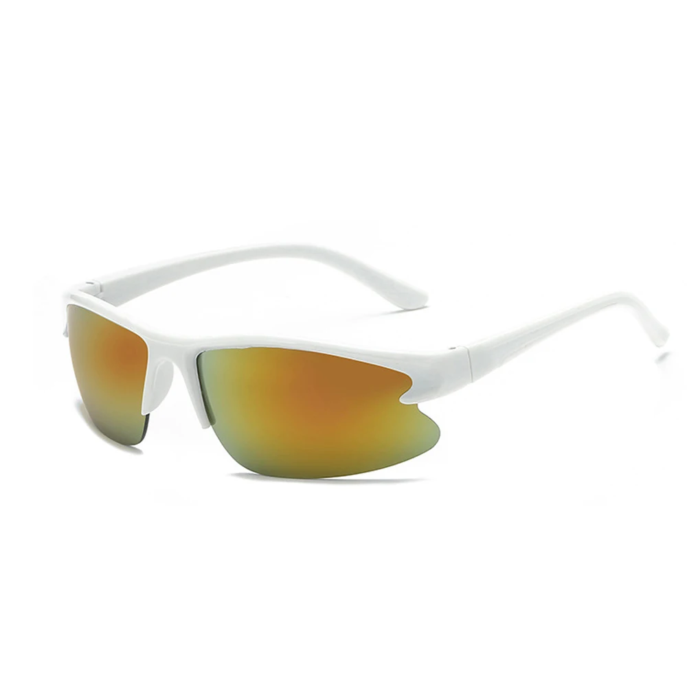 AIELBRO солнцезащитные очки для велоспорта, спортивные очки для рыбалки, пеших прогулок, линзы TAC, уличные очки для горного велосипеда, мужские и женские солнцезащитные очки для вождения велосипеда - Цвет: C08 white red