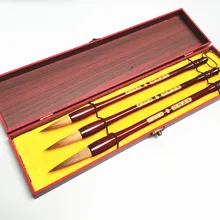 Набор кистей для китайской каллиграфии Caligrafia Huzhou, ручка-кисть для письма, шерстяная щетка для волос, ручка Tinta China calligraphhie