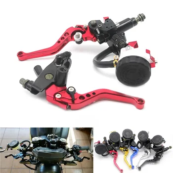 

Universal 7/8" 22mm Motorcycle Hydraulic Brake Clutch Lever Master Cylinder Reservoir Set for ktm 300 XC-W 50 SX Senior 525 XC-G