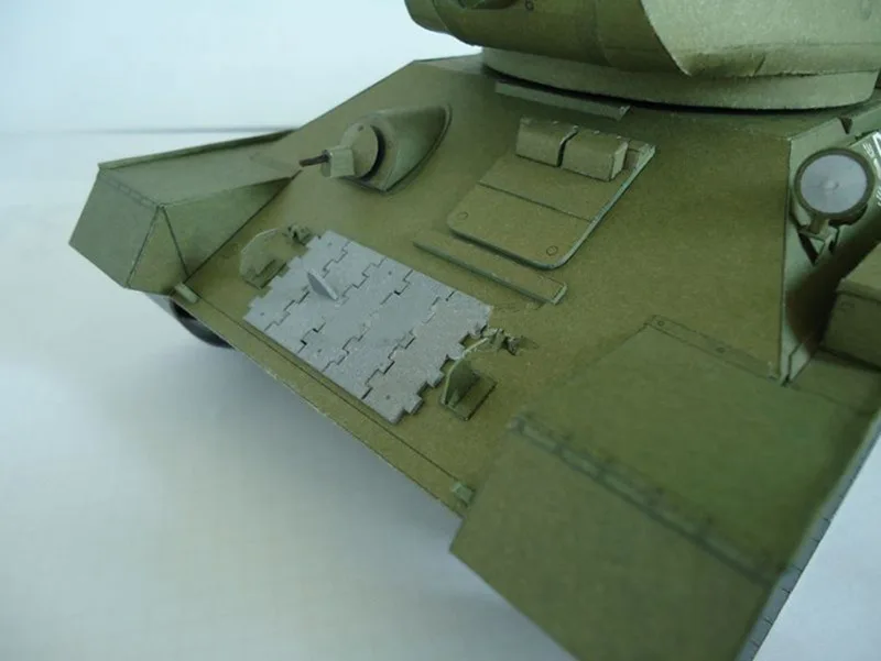 27*12 см советское соединение T-34 средний танк DIY 3D бумажная карточка модель Конструкторы строительные игрушки развивающие игрушки Военная Модель