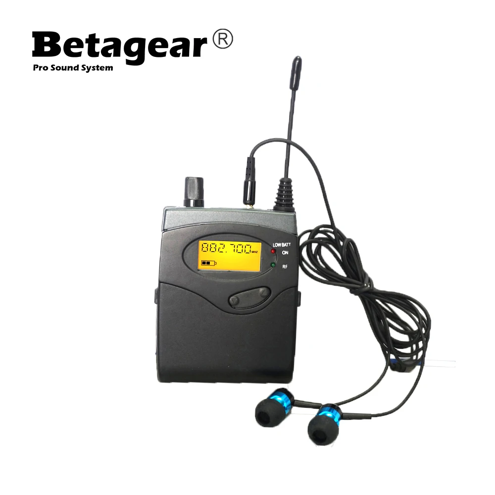 Bodypack com Fone de Ouvido para In-ear Sistema sem Fio Betagear Receptor Monitor Estéreo Estágio Profissional Sr2050 1 - Image 6