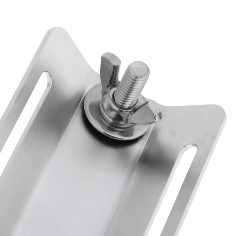 Универсальный технический погружной морской из нержавеющей стали одиночный бак адаптер и винты гайки шайбы для подводного плавания Bcd Backplate(черный