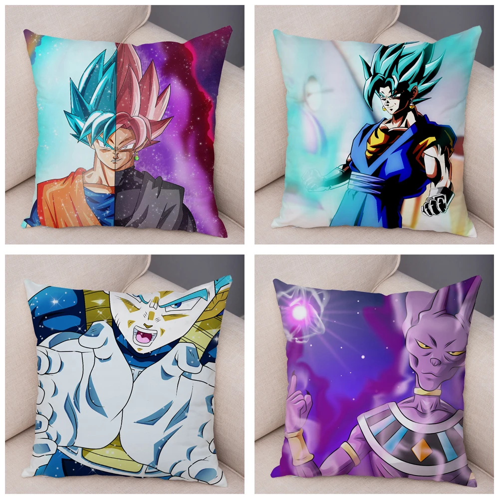 Супер Zamasu Dragon Ball наволочка для дивана домашняя наволочка с мультяшным рисунком льняная 45x45 см декоративная японская аниме сын наволочка