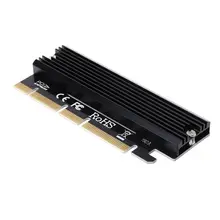 PCI Express 3,0x16 на основе PCIe NVMe и AHCI SSD адаптер с радиатором QX2B