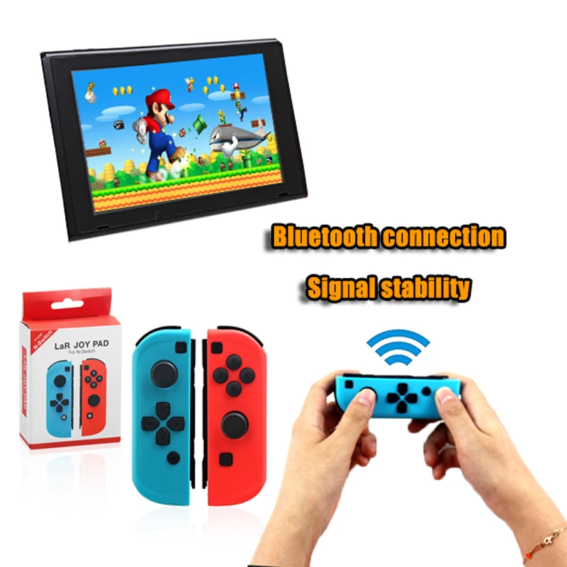 Высокое качество для NS Joy-Con(L/R) Беспроводные игровые контроллеры Bluetooth Красный Синий геймпад джойстик для консольный переключатель Nintendo