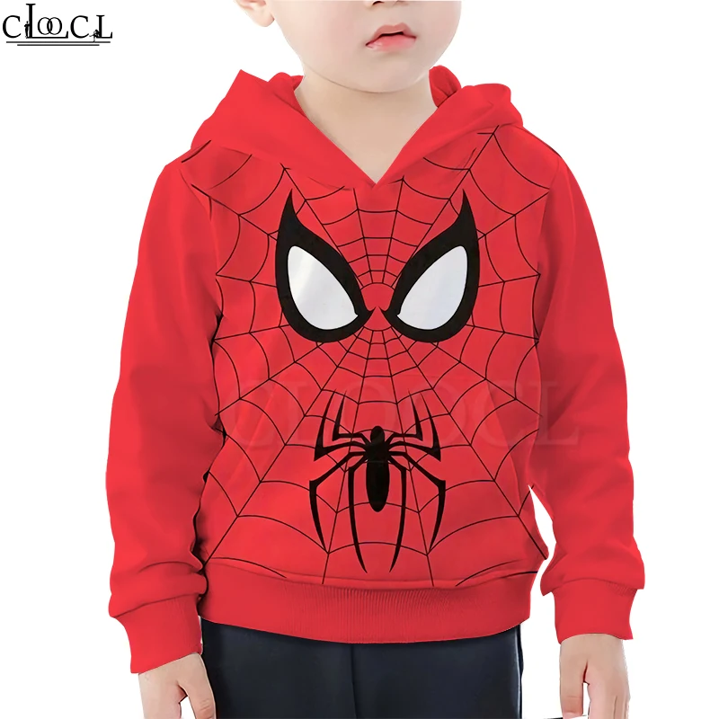  Spiderman Cosplay Hoodie Boy Girl 3D Print Sweatshirt Cartoon Superhero T Shirt Baby Daughter Cloth