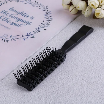 

Women Wet Plastic Nylon Massage Hair Care Styling Hair Combs Hair Accessories Professional Ribs Comb Hairbrush Big Bent Comb