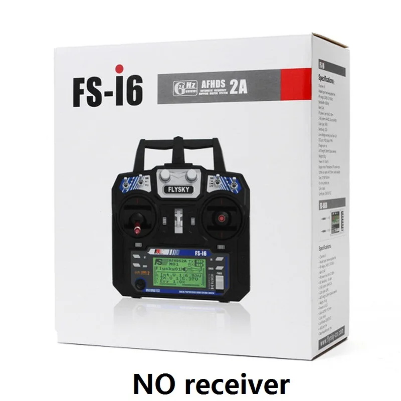 FlySky i6 FS-i6 2,4G 6CH AFHDS RC передатчик пульт дистанционного управления без приемника - Цвет: FS-I6 transmitter