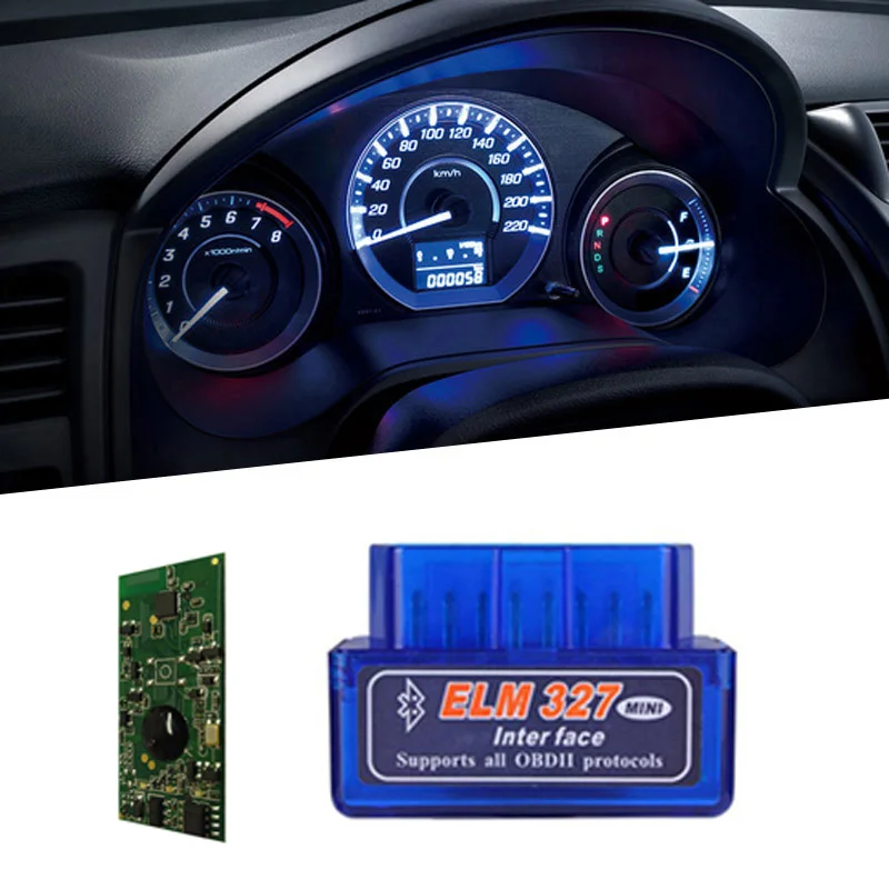 Автомобильный диагностический модуль Elm327 V1.5 Bluetooth инструмент OBD2 адаптер