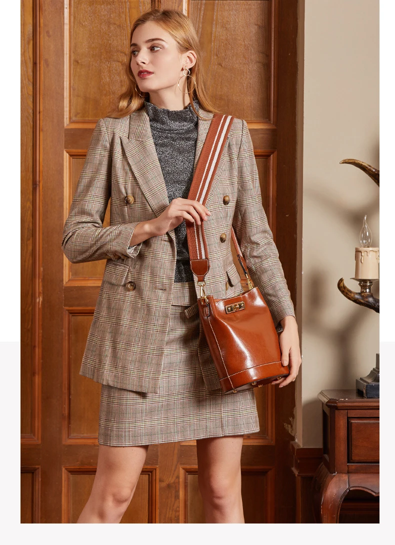 Модная коричневая Женская сумка через плечо из натуральной кожи, женская сумка через плечо с широким ремешком, элегантная сумочка, кошелек, кофейный черный