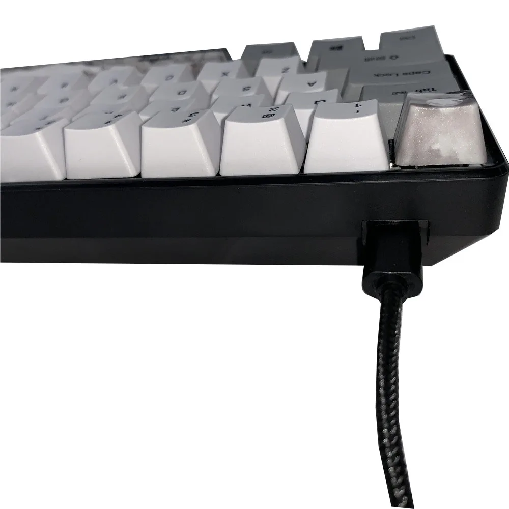 GK64 Мини Портативный Bluetooth 5,0 клавиатура Вишневый переключатель персональный Keycap GK61 60% механическая клавиатура переключатели Gateron